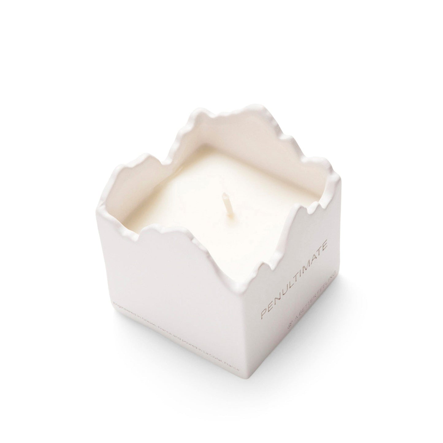 A BETTER FEELING Odds & Ends WHITE / O/S PENULTIMATE CERAMIC CANDLE