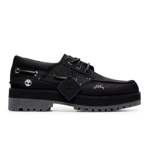 X TIMBERLAND 3 EYE LOG BOAT SHOE BLACK | Bodega