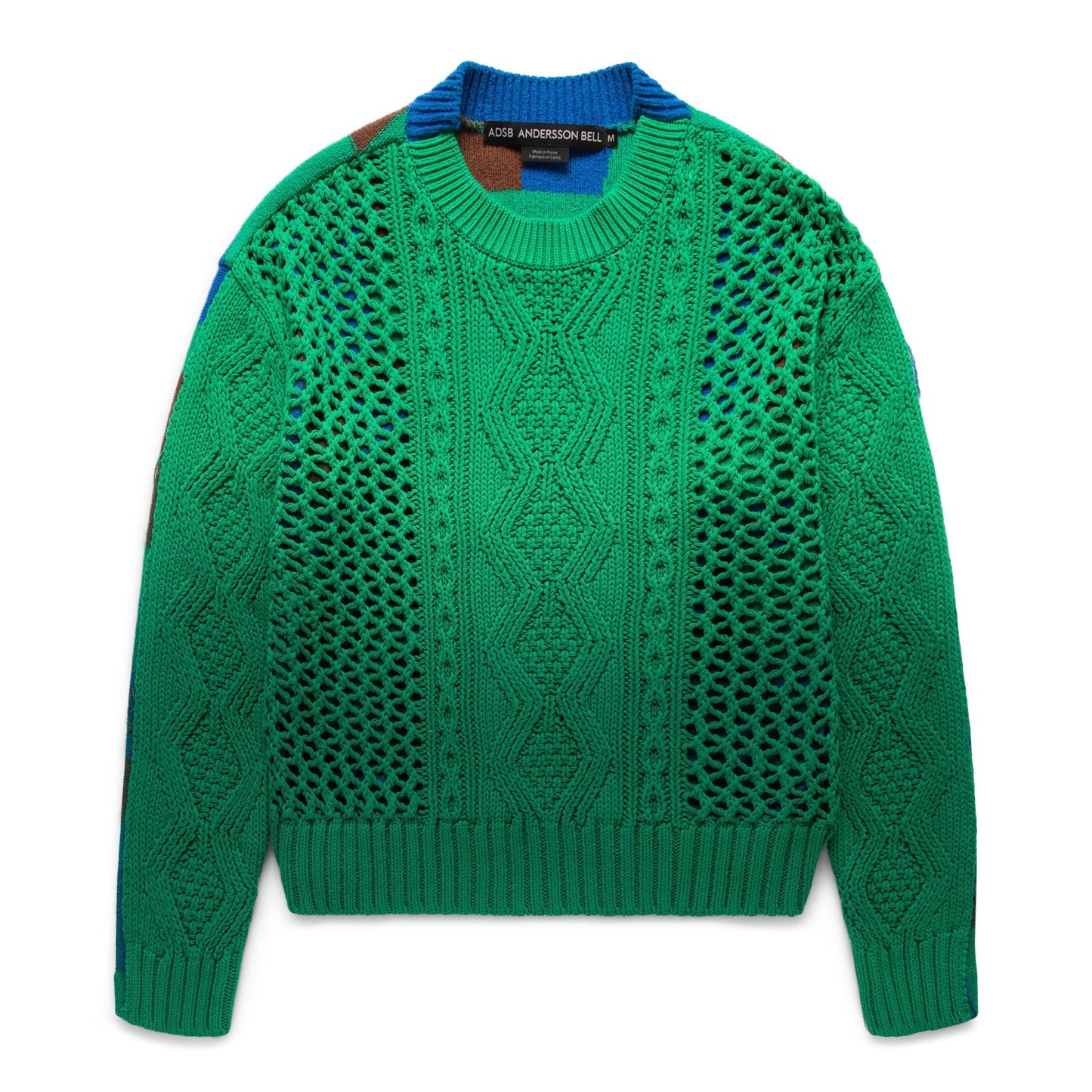 Andersson Bell Knitwear FISHERMAN INTARSIA CREW-NECK SWEATER