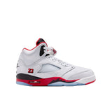 AIR JORDAN 5 RETRO "FIRE RED BLACK TONGUE"