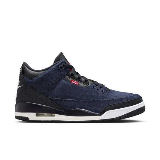 AIR JORDAN 3 x LEVI'S® "Indigo and Gym Red"