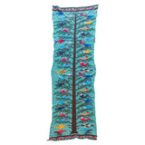 FULLING WOOL SCARF BIRD TREE