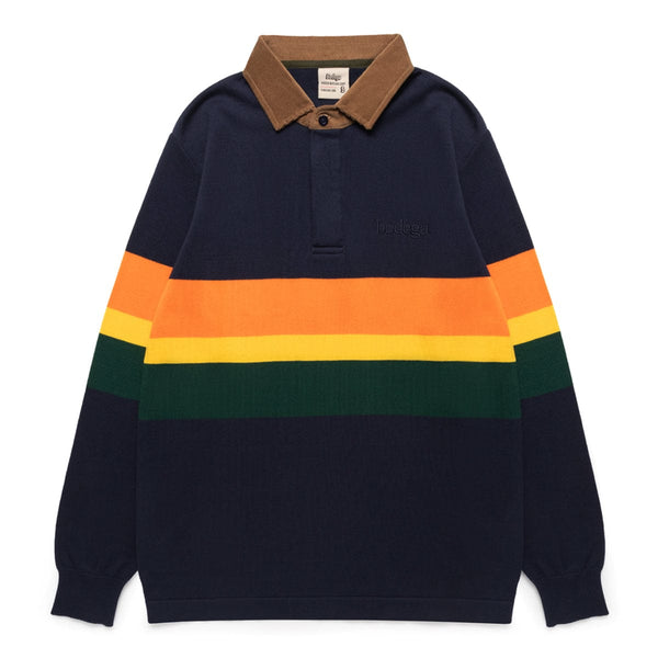 6（ロク）の「＜6(ROKU)＞SHEER JAQUARED RUGBY SHIRT KNIT