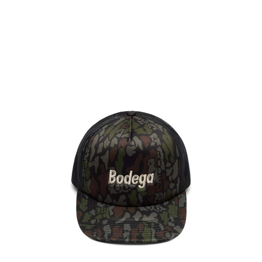 BODEGA X '47 BRAND NYLON CAMO TRUCKER CAP BODEGA CAMO
