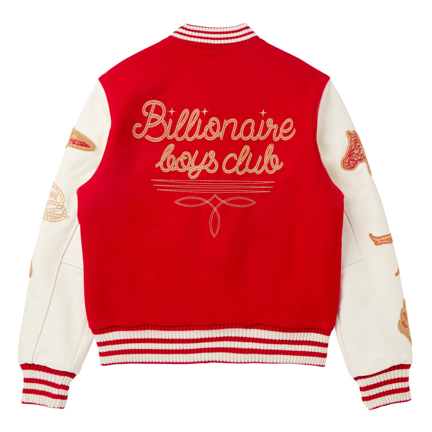 BILLIONAIRE BOYS CLUB BB GOLD PEAK JACKET RACING RED