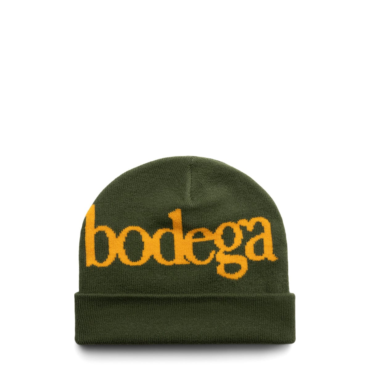 Bodega Headwear OLIVE / O/S SERIF BEANIE