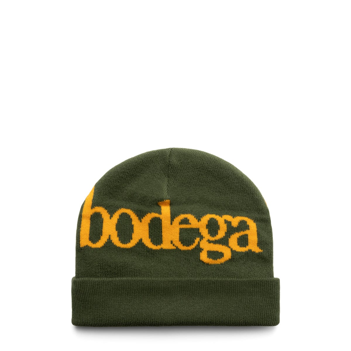 Bodega Headwear OLIVE / O/S SERIF BEANIE