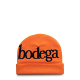 Bodega Headwear ORANGE / O/S SERIF BEANIE