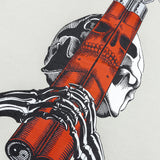 BONES II OVERSIZED HOODIE CEMENT CORROSION