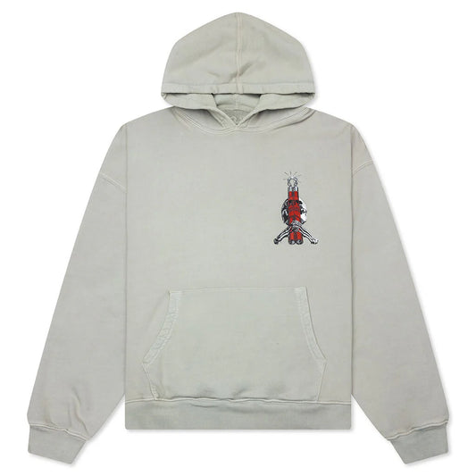 BONES II OVERSIZED HOODIE CEMENT CORROSION