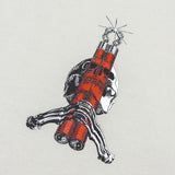 BONES II OVERSIZED HOODIE CEMENT CORROSION