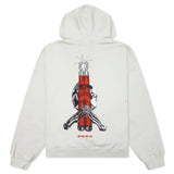BONES II OVERSIZED HOODIE CEMENT CORROSION
