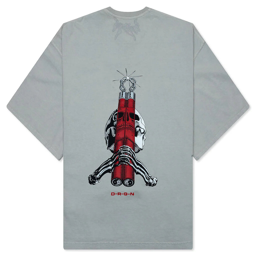 BONES II OVERSIZED TEE CEMENT – Bodega