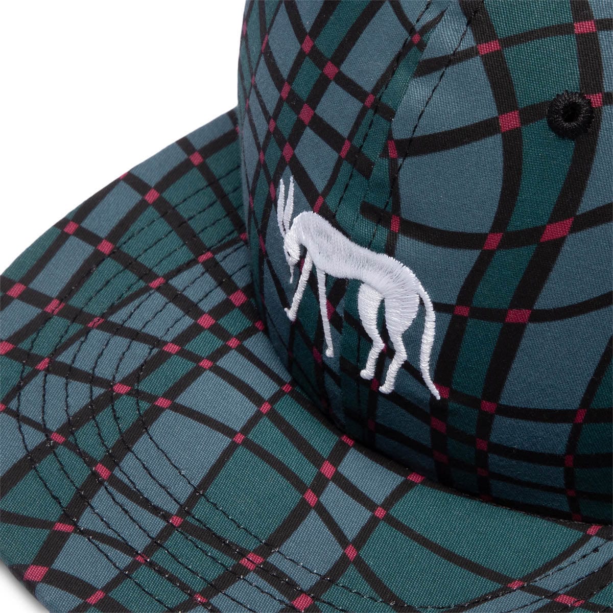 By Parra Headwear MULTI / O/S SQUARED WAVES PATTERN 6 PANEL HAT