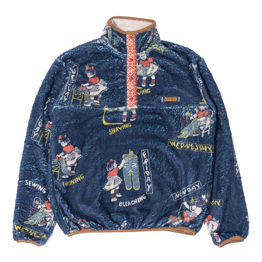 KOUNTRY CALENDAR FLEECE PULLOVER