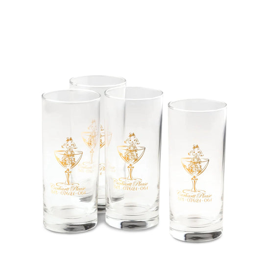 Carhartt WIP Central African Republic CLEAR/GOLD / O/S CARHARTT PLEASE GLASS SET
