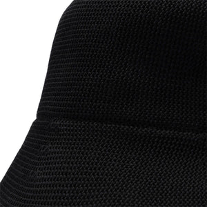 MESH KNIT BUCKET HAT BLACK | Bodega