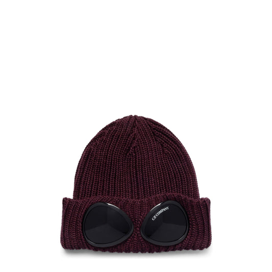 C.P. Company Headwear POTENT PURPLE / O/S MERINO WOOL GOGGLE BEANIE