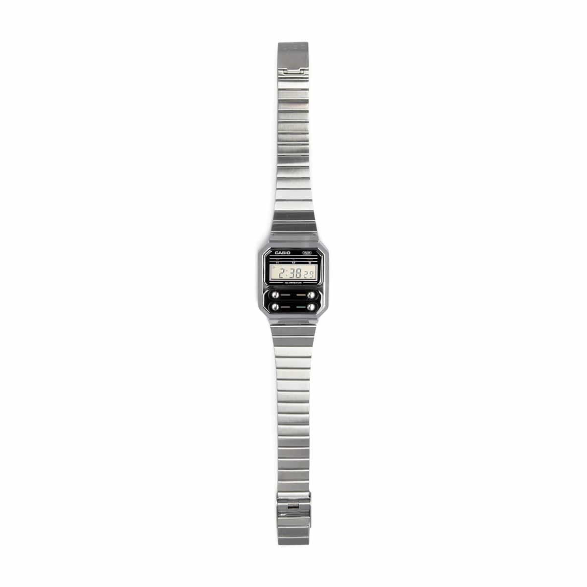 Casio Watches SILVER /BLACK / O/S A100WE-1A