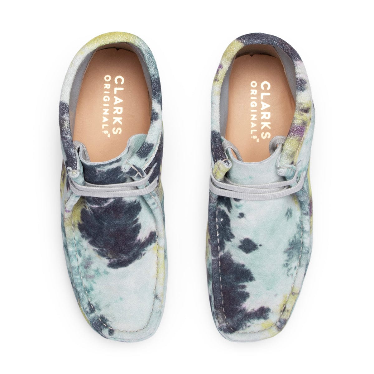 WOMEN'S WALLABEE BOOTS TURQUOISE TIE DYE | AmaflightschoolShops