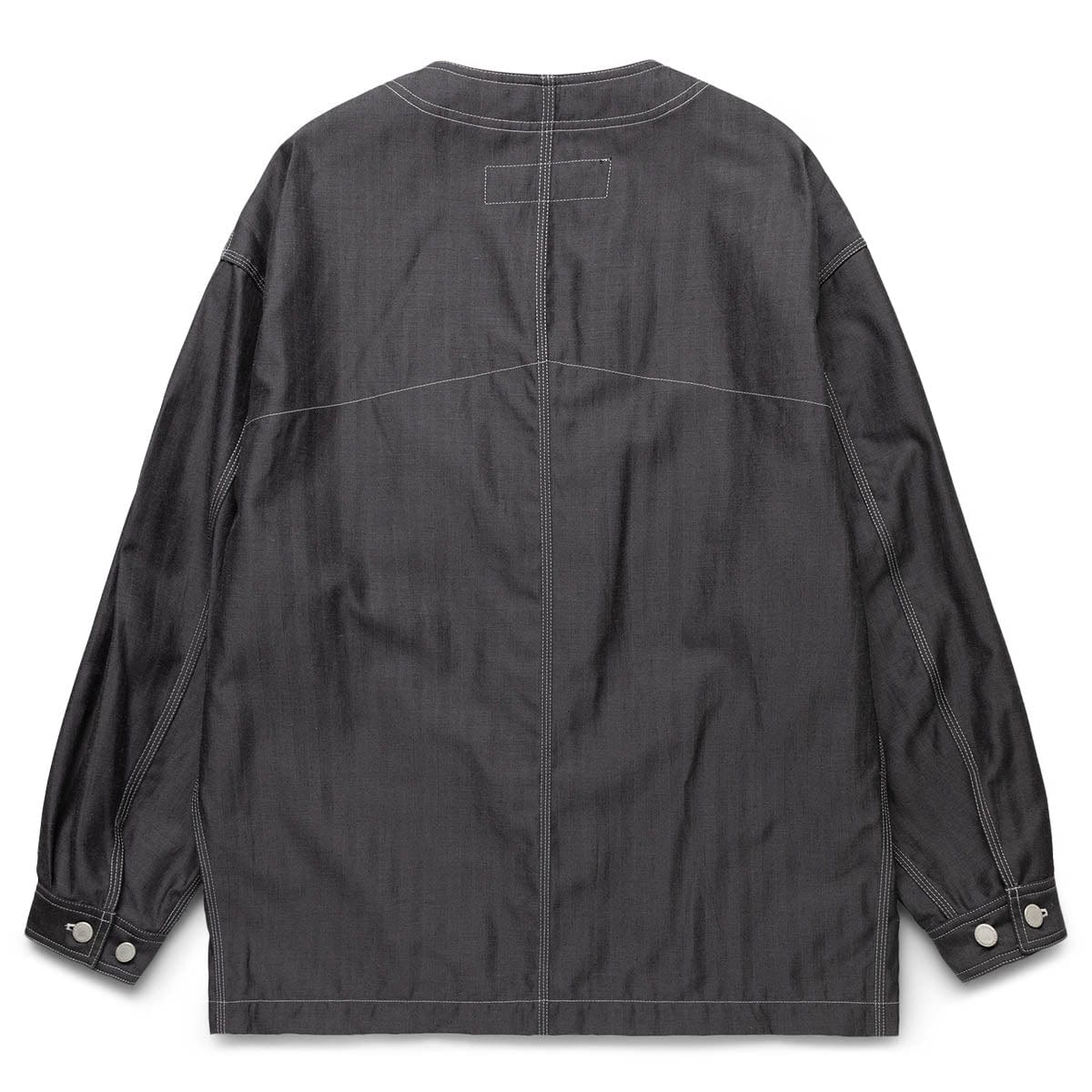 KHAITE Romy silk shirt dress | jacket mulher GRAY | Cheap Gmar