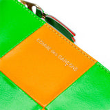 Comme des Garçons Wallet Wallets & Cases GREEN/ORANGE / O/S HUGE LOGO