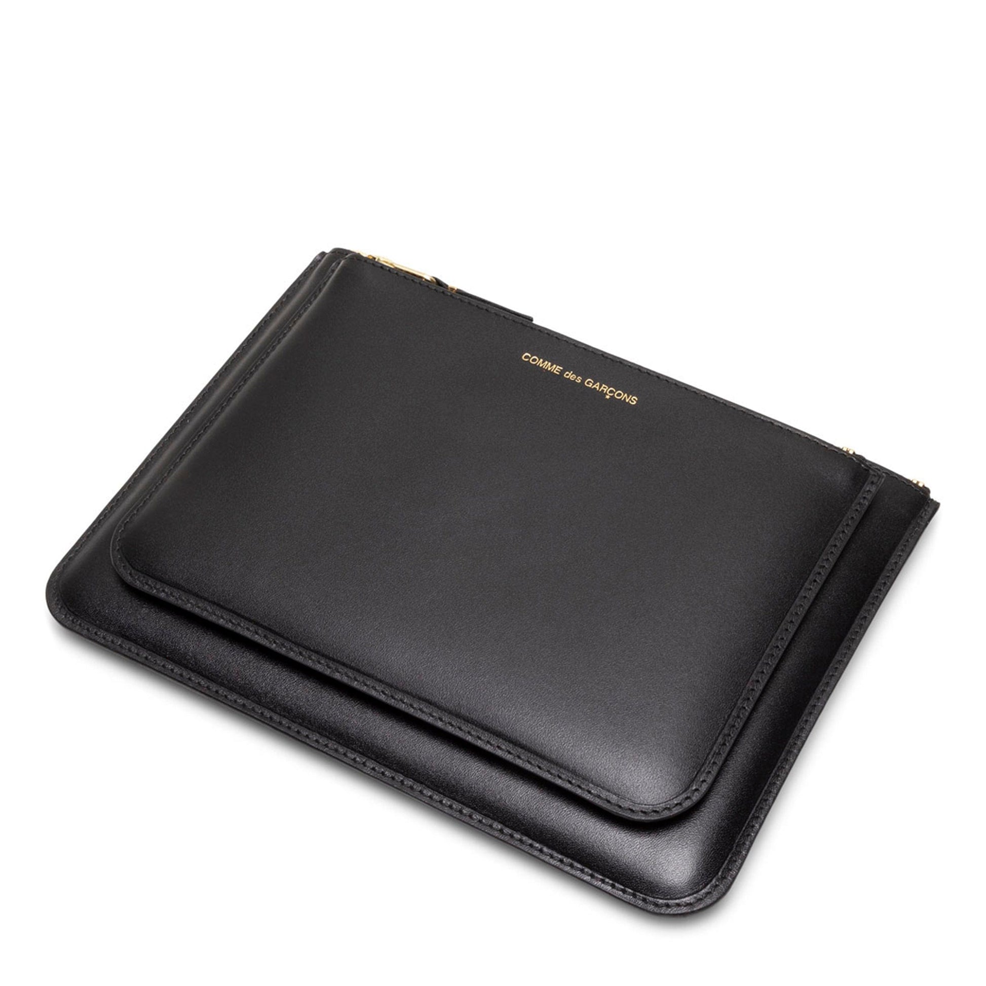 Comme des Garçons Wallet Wallets & Cases BLACK / O/S OUTSIDE POCKET WALLET