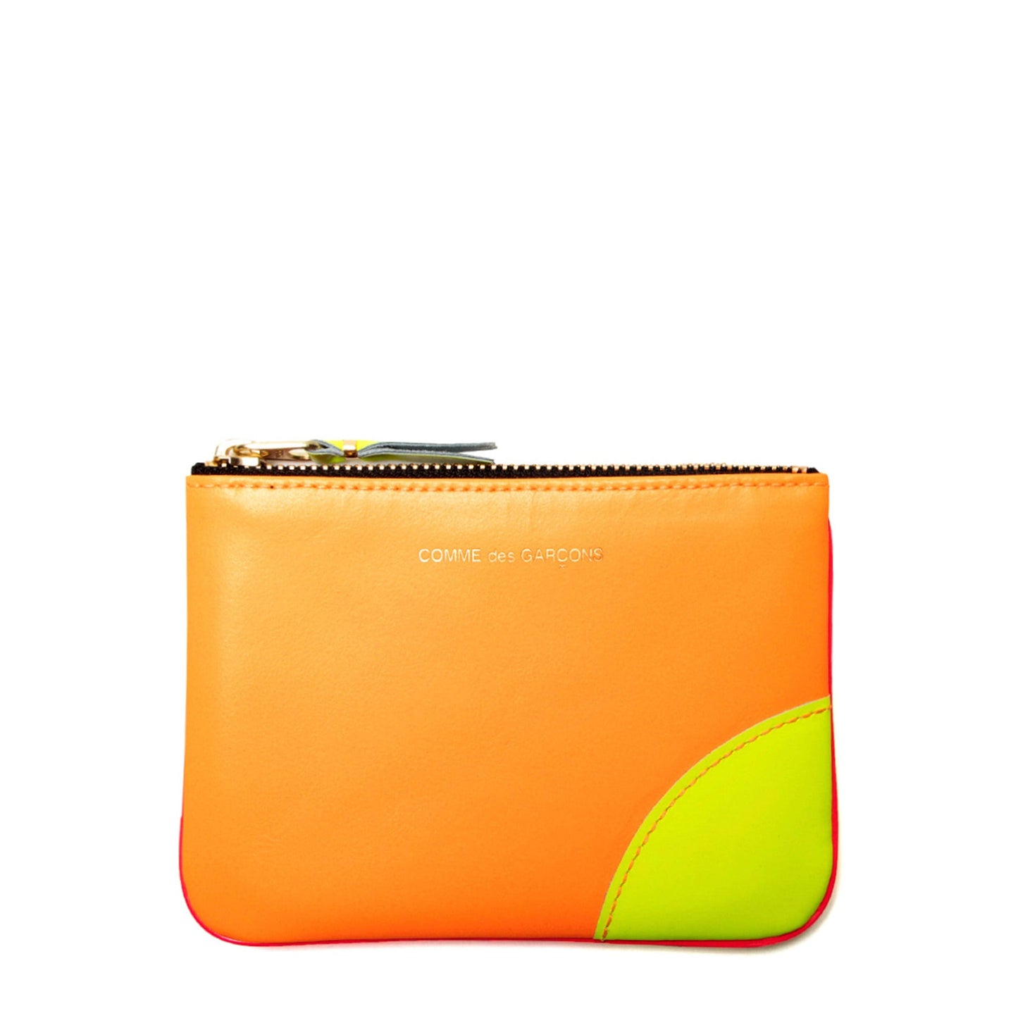 Comme des Garçons Wallet Wallets & Cases ORANGE/PINK / O/S SUPER FLUO LEATHER LINE