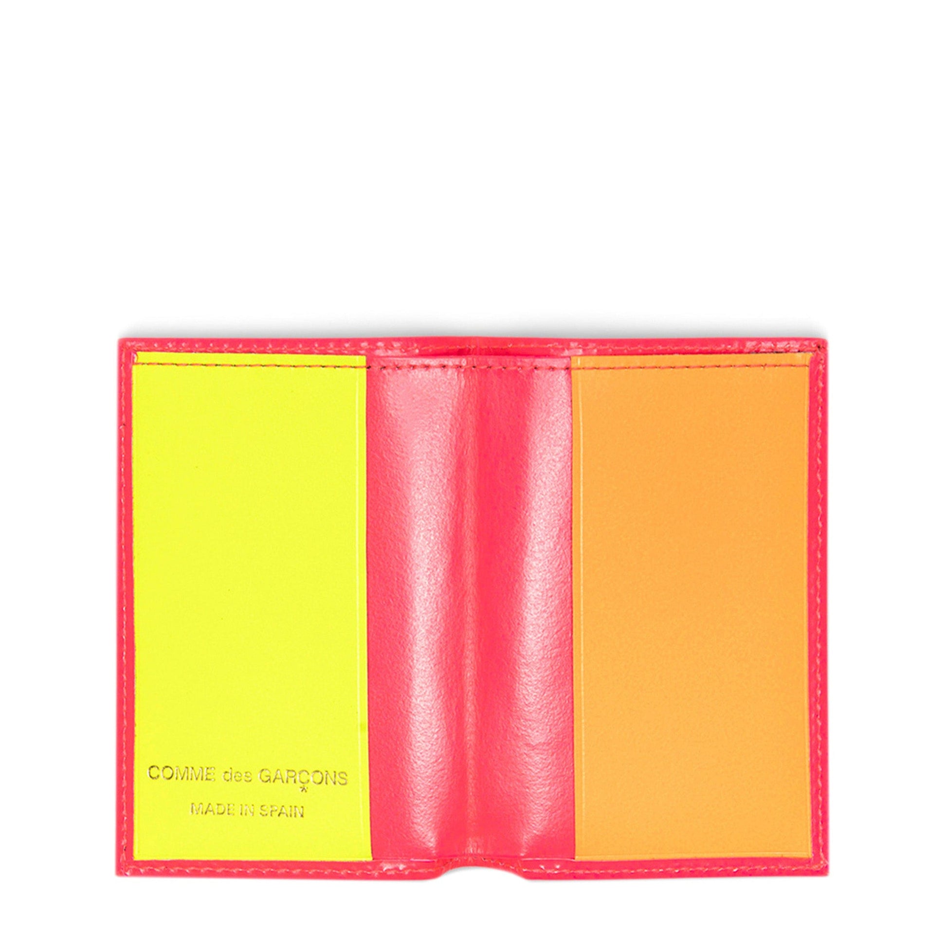 Comme des Garçons Wallet Wallets & Cases PINK / O/S SUPER FLUO LEATHER LINE