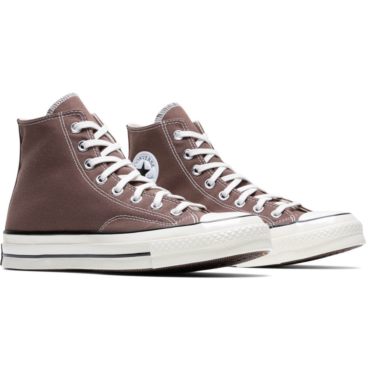 NEW Leather Converse Hi Top Sneakers Dark Root Brown Mens 6.5 Womens 8.5  Unisex