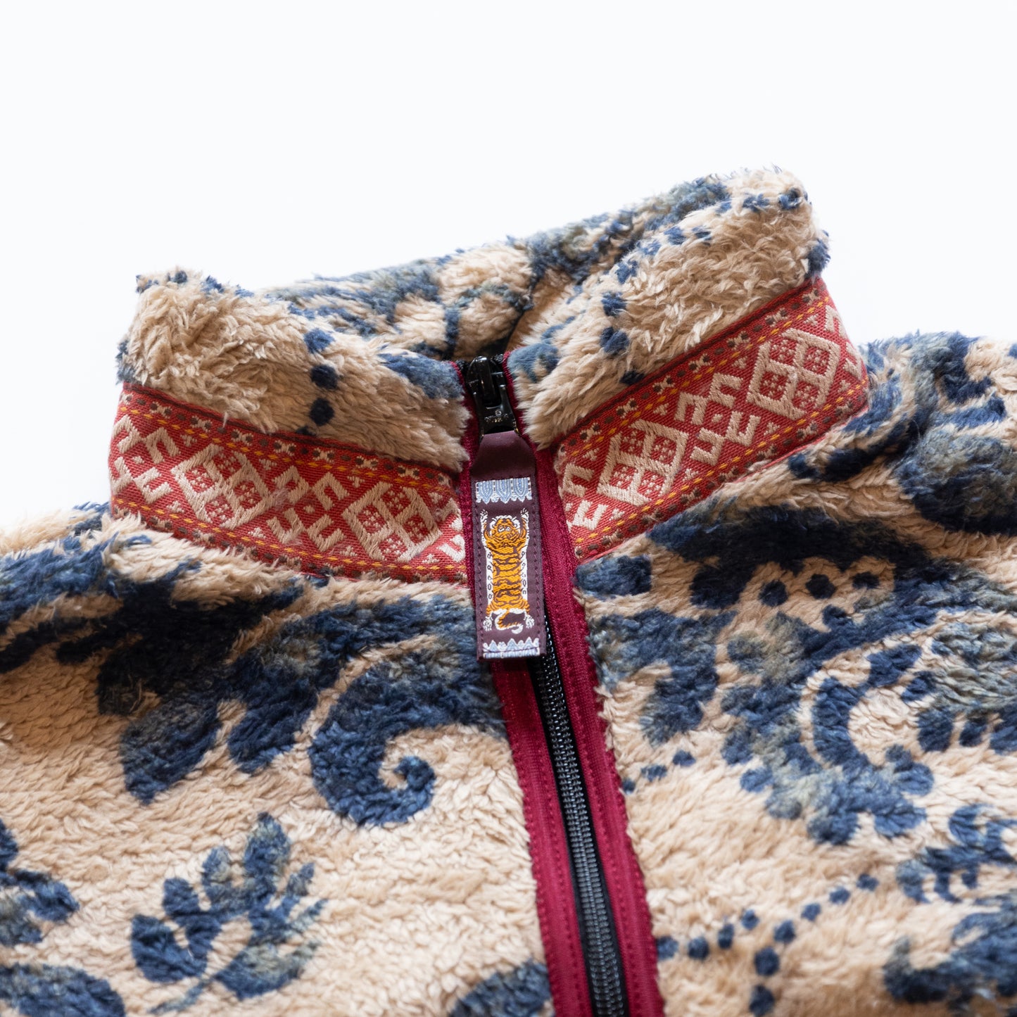 DAMASK FLEECE ZIP BLOUSON