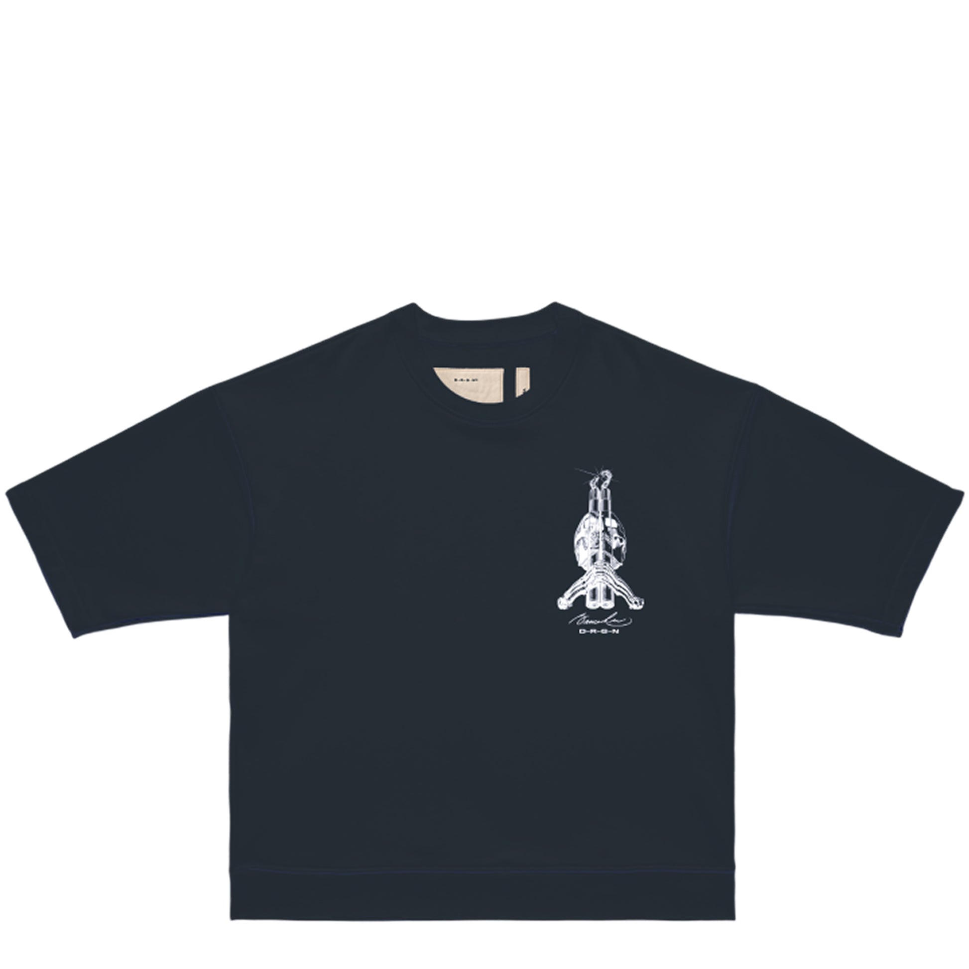  D-R-G-N X POWELL PERALTA BONES SS CREW FADED BLACK