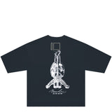  D-R-G-N X POWELL PERALTA BONES SS CREW FADED BLACK