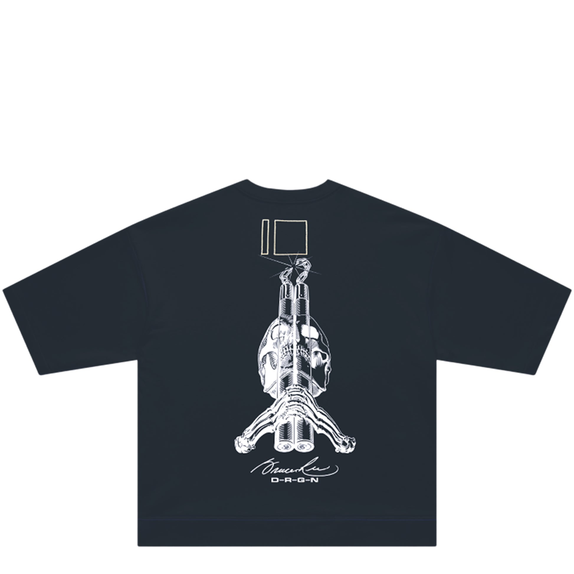  D-R-G-N X POWELL PERALTA BONES SS CREW FADED BLACK