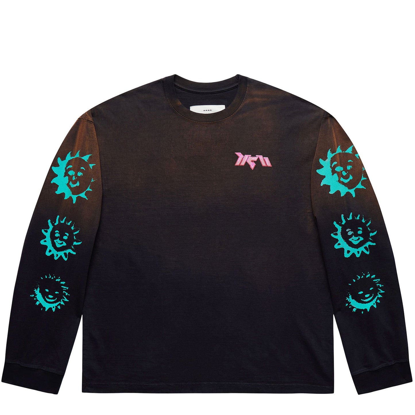 D-R-G-N X POWELL PERALTA XIAO LONG LONG SLEEVE BLEACHED BLACK 