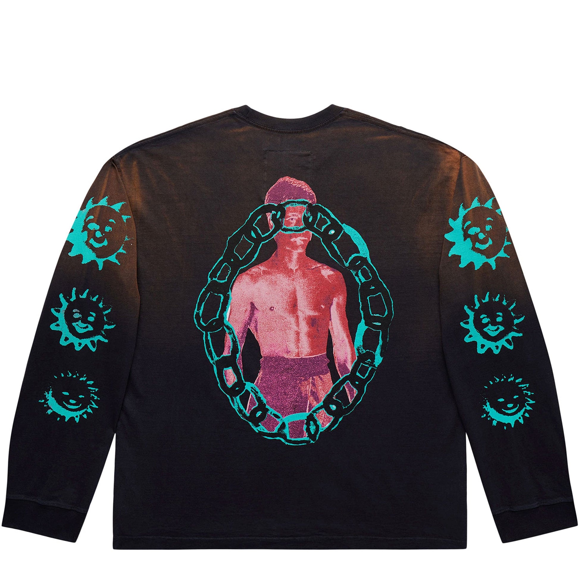 D-R-G-N X POWELL PERALTA XIAO LONG LONG SLEEVE BLEACHED BLACK 