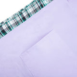 BUBBLE M PLAID TOTE BAG