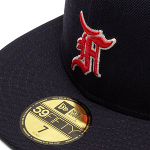 Boston Red Sox Fitted New Era 59FIFTY On Wool 'B' Logo Navy Cap