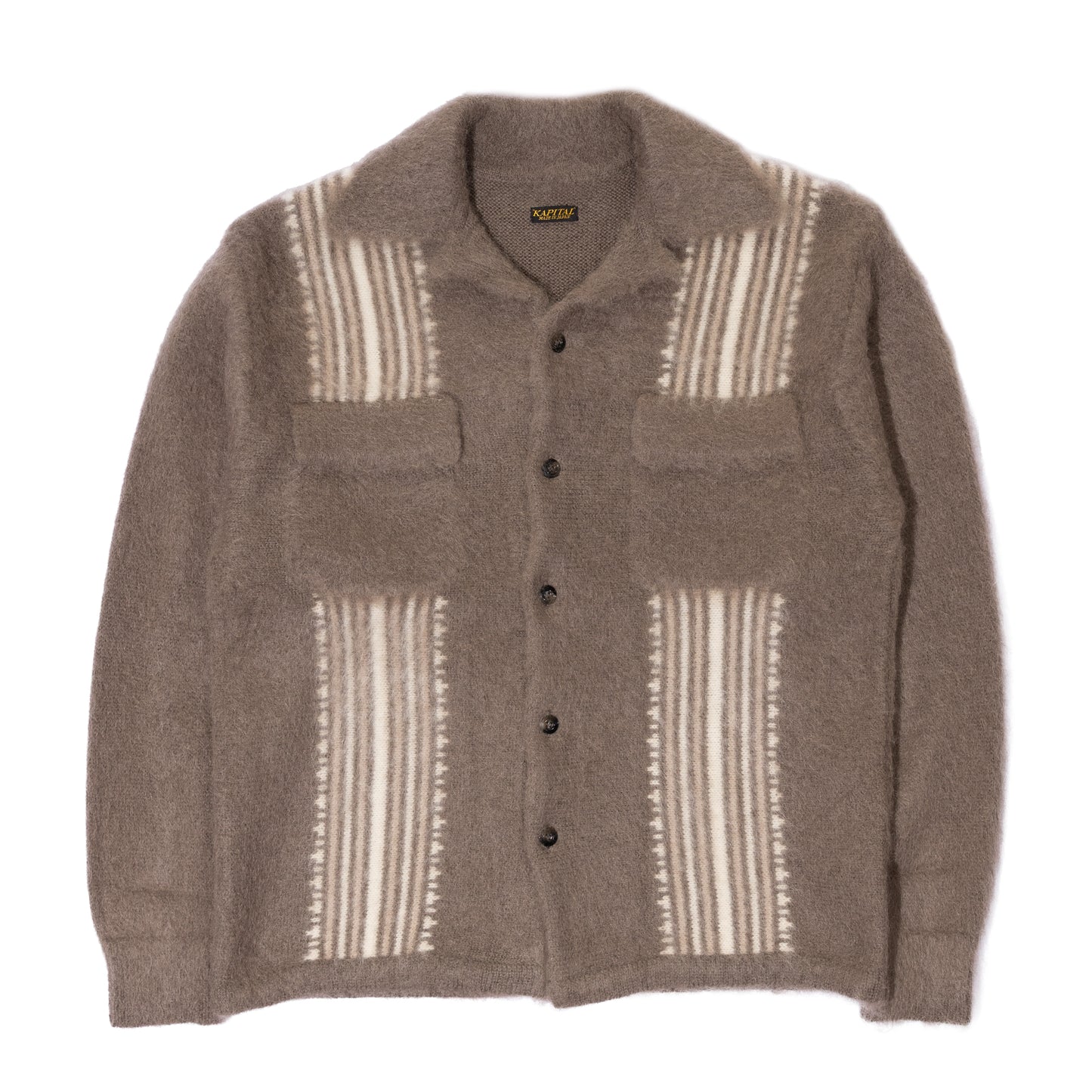 7G MOHAIR KNIT BOARD SHIRT