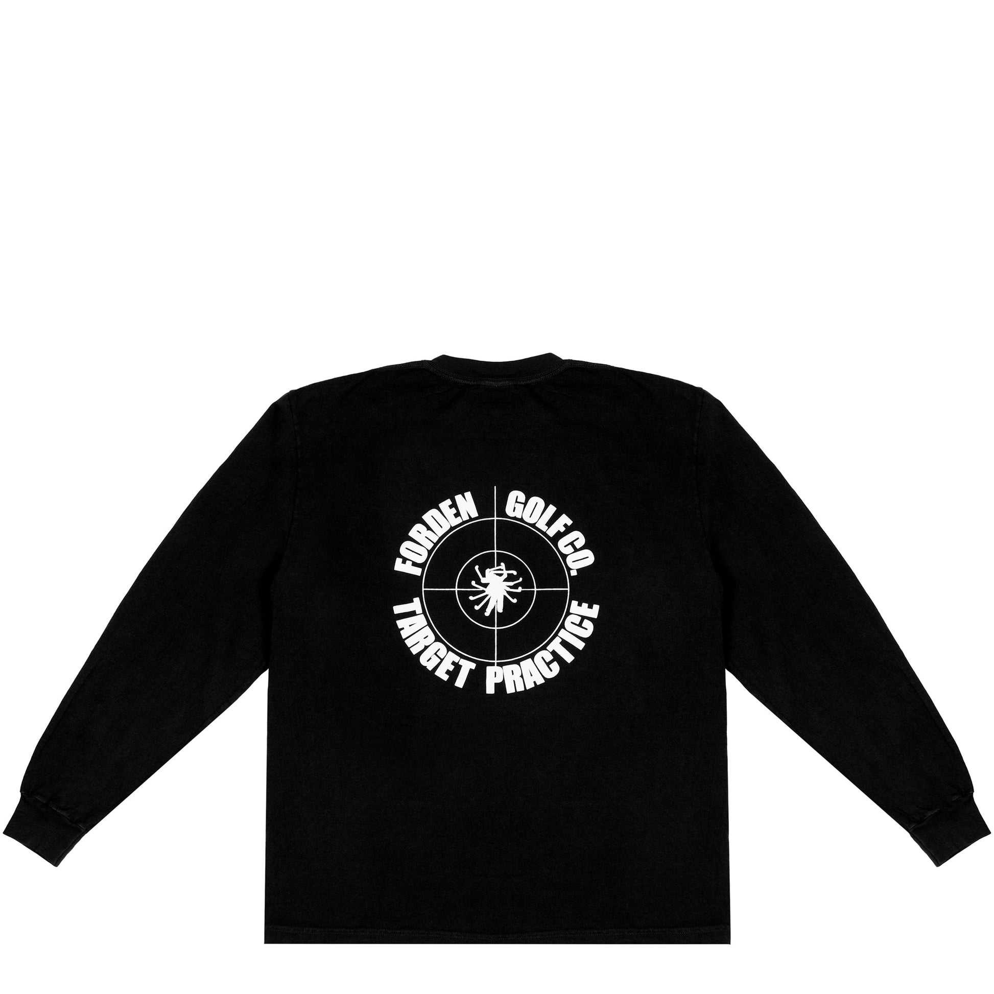 FORDEN GOLF TARGET PRACTICE LONG SLEEVE T-SHIRT BLACK