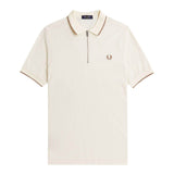 Fred Perry Shirts CREPE PIQUE ZIP NECK POLO SHRT