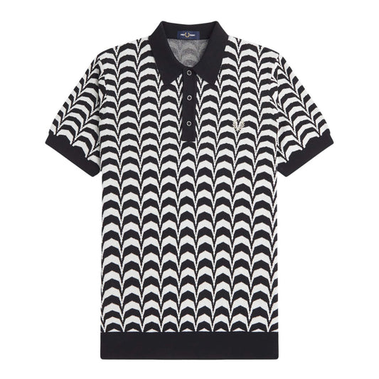 Fred Perry JACQUARD KNITTED SHIRT