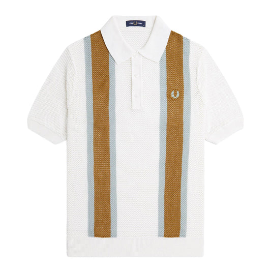 Fred Perry Shirts HALF BUTTON UP KNIT