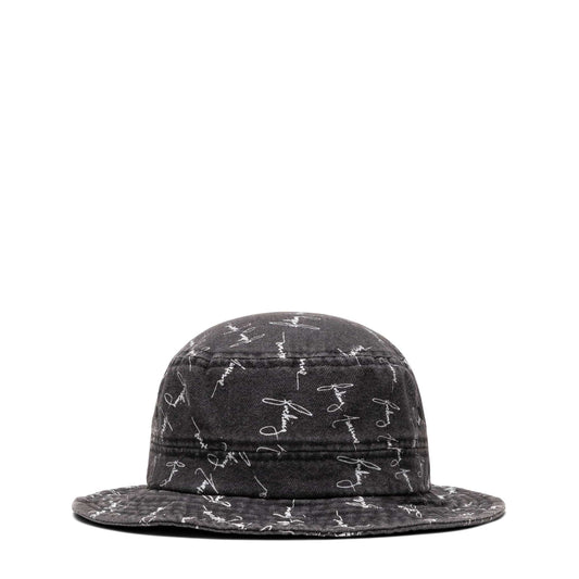 Fucking Awesome Headwear BLACK / O/S DENIM SCRIPT BUCKET HAT