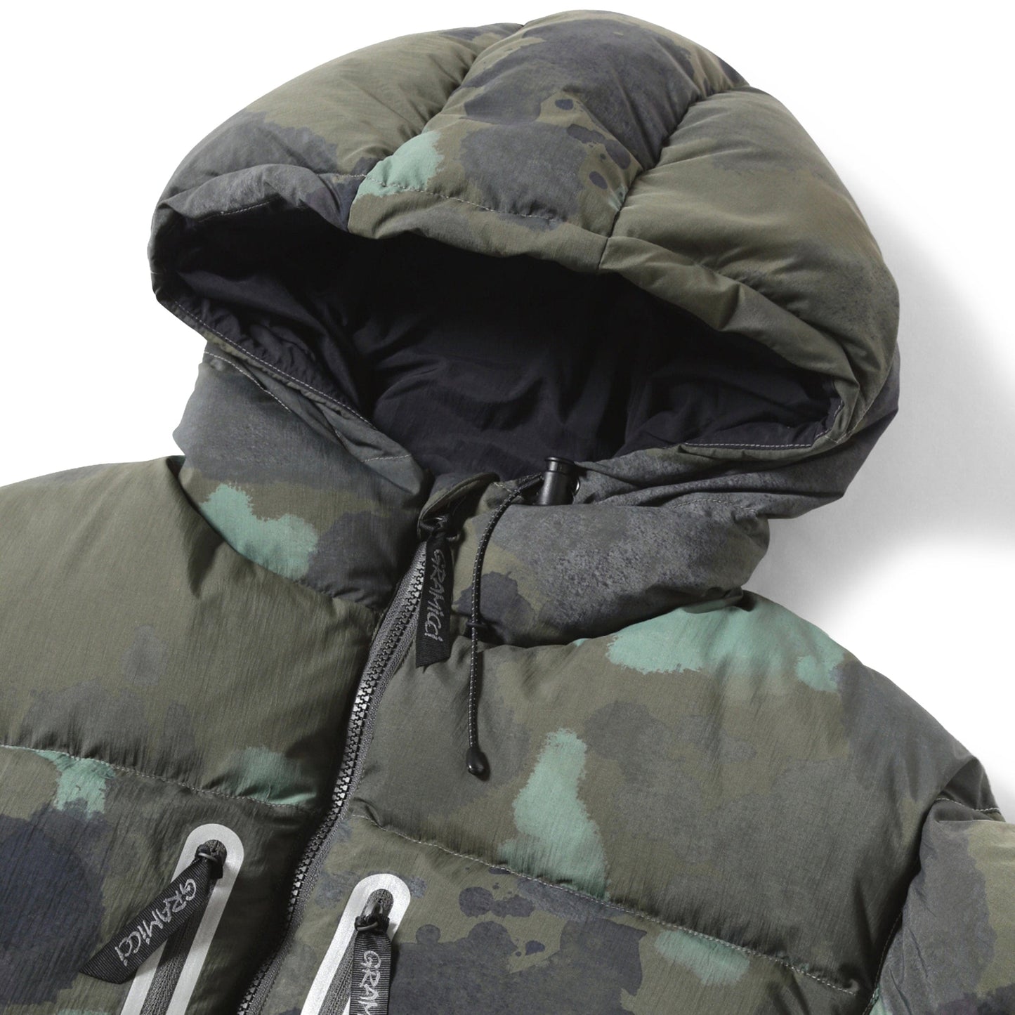 GRAMICCI X AND WANDER DOWN JACKET CAMO