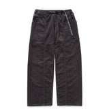 GRAMICCI X AND WANDER JQ TAPE CORDUROY GADGET PANT CHARCOAL