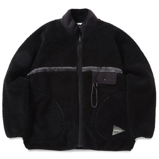 Gramicci Outerwear X AND WANDER JQ TAPE FLEECE JACKET