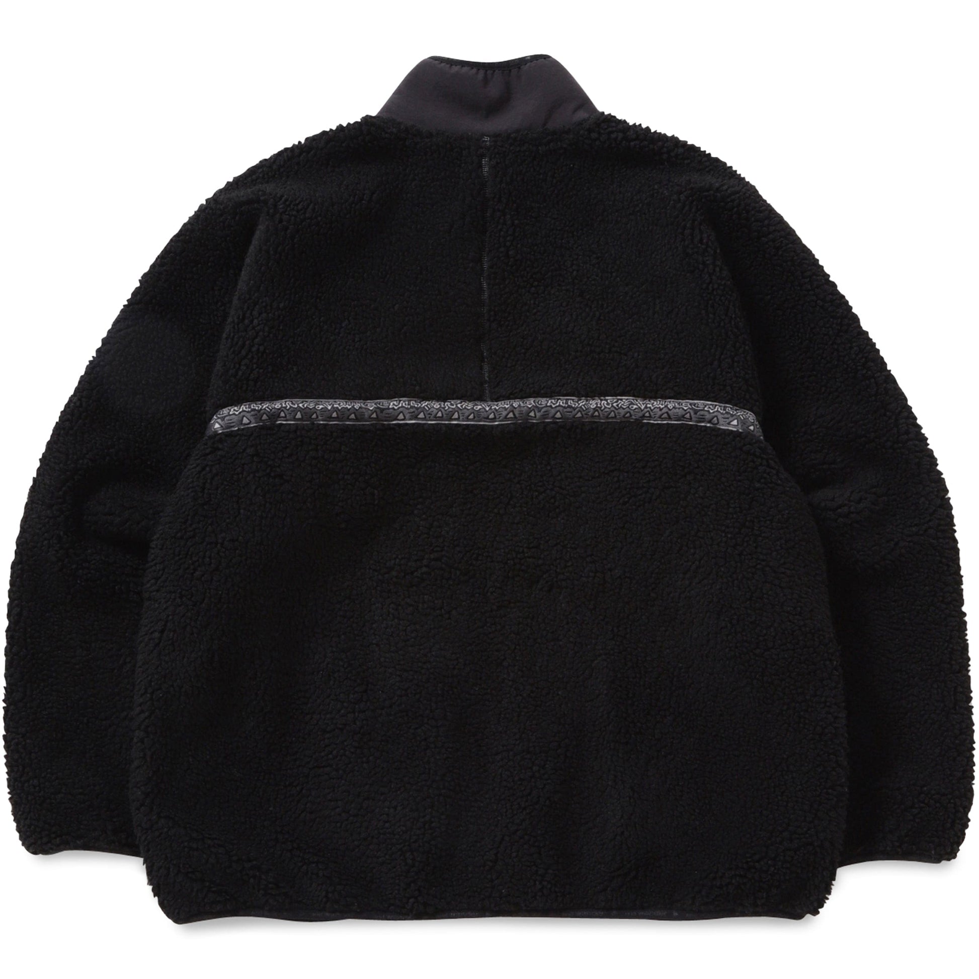 GRAMICCI X AND WANDER JQ TAPE FLEECE JACKET BLACK 