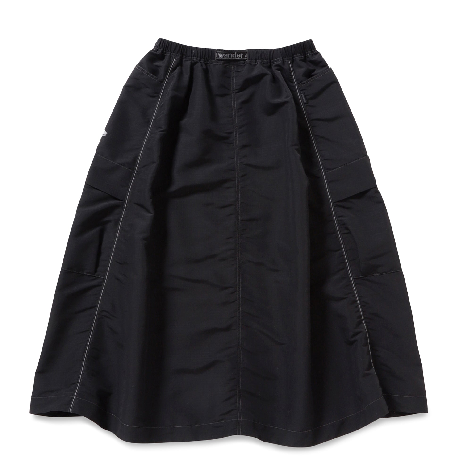 GRAMICCI X AND WANDER RIPSTOP VOYAGER SKIRT BLACK 