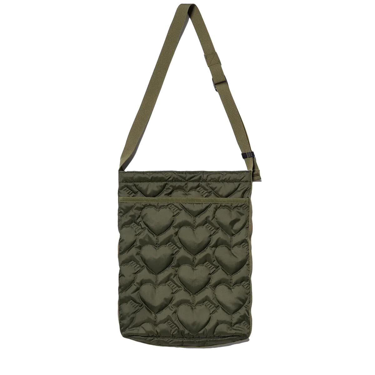 Human Made Bags OLIVE DRAB / O/S HEART QUILTING SHOULDER BAG